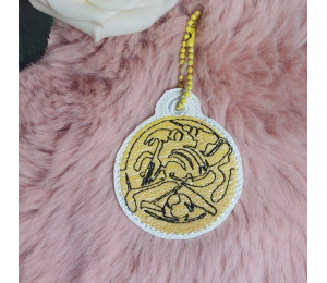 2€ ZUSATZTÜRCHEN 8. Dezember - Stickserie - ITH Anhänger Hobbies und Berufe